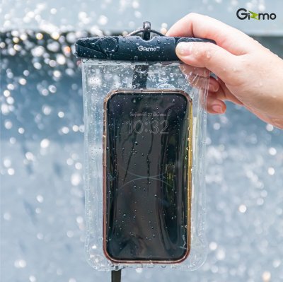 Gizmo waterproof ซองกันน้ำใส รุ่น GW-006 ถ่ายรูปสวย ดำน้ำลึกมาตรฐานIPX8ระบบล็อคแน่นหนา กันน้ำ 100% ฟรี! สายคล้องคอ