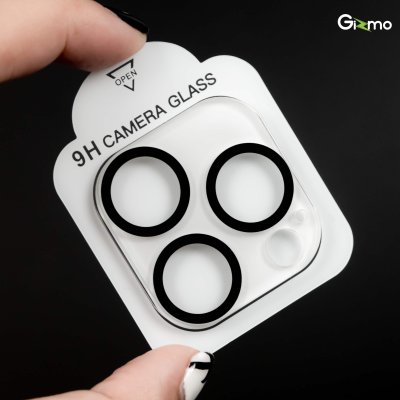 Gizmo ฟิล์มกระจกเลนส์กล้อง 9H กระจกกันเลนส์ ฟิล์มเลนส์ ไอโฟน14 iphone14 ขอบดำ เต็มแผ่น