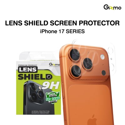 Gizmo HD Lens Shield Clear กระจกกันเลนส์เต็มแผ่นขอบใส iPhone 17