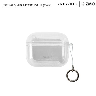 RAVAKA Crystal Series เคส AirPods Pro 3 ป้องกันรอยขีดข่วน