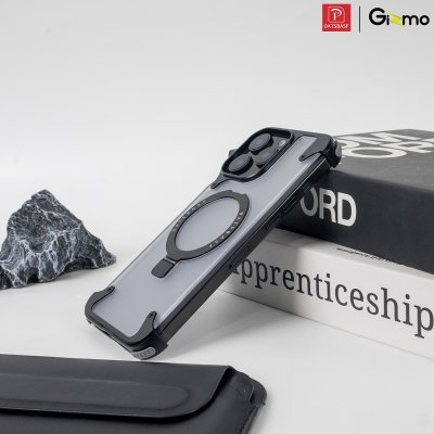 Yilike Case Translucent Black เคสโลหะไร้ขอบ กันกระแทก บางพิเศษฝาหลังแบบด้าน สําหรับ iPhone 16 Pro Max