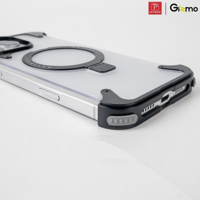 Yilike Case Translucent Black เคสโลหะไร้ขอบ กันกระแทก บางพิเศษฝาหลังแบบด้าน สําหรับ iPhone 16 Pro Max