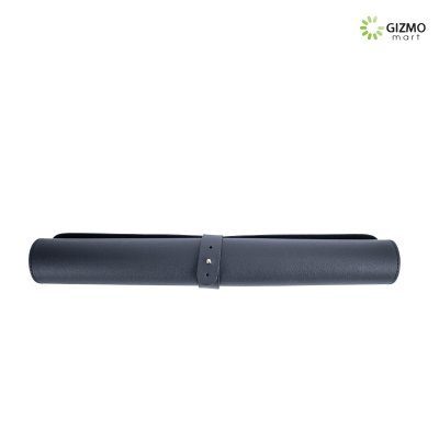 Mouse Pad Leather Mat แผ่นรองเมาส์หนังขนาดใหญ่ พร้อมสายรัด สามารถม้วนเก็บได้