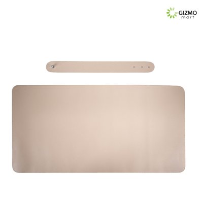 Mouse Pad Leather Mat แผ่นรองเมาส์หนังขนาดใหญ่ พร้อมสายรัด สามารถม้วนเก็บได้