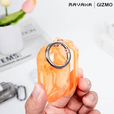 RAVAKA Ice Series เคส AirPods Pro 3 เคสใสเหลี่ยมกันกระแทก