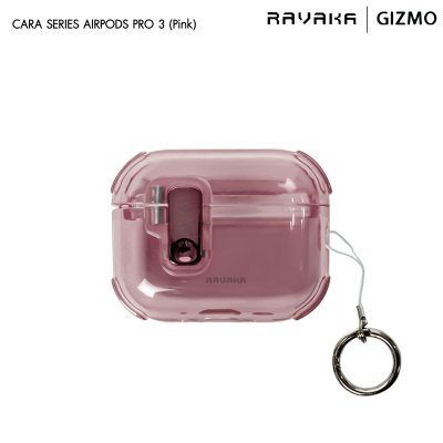 RAVAKA Cara Series เคส AirPods Pro 3 สีโปร่งแสงมีสไตล์
