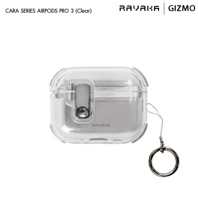 RAVAKA Cara Series เคส AirPods Pro 3 สีโปร่งแสงมีสไตล์