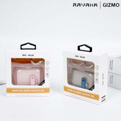 RAVAKA Cara Series เคส AirPods Pro 3 สีโปร่งแสงมีสไตล์