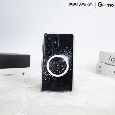 เคส S25 Ultra RAVAKA Star MagSafe ใสลายดาววิบวับ