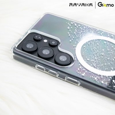 เคส S25 Ultra RAVAKA Star MagSafe ใสลายดาววิบวับ