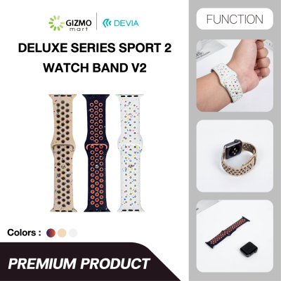 DEVIA สาย Apple Watch Deluxe Series Sport2 V2 Silicone