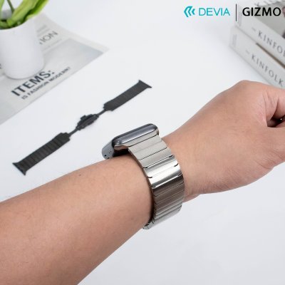 DEVIA สาย Apple Watch Elegant Series Link Bracelet Stainness Steel