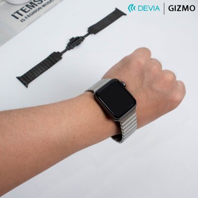 DEVIA สาย Apple Watch Elegant Series Link Bracelet Stainness Steel
