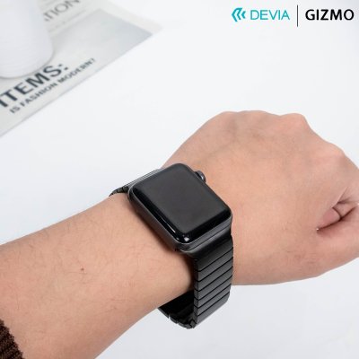 DEVIA สาย Apple Watch Elegant Series Link Bracelet Stainness Steel