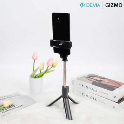 Devia ไม้เซลฟี่ Kintone Series Tripod Stand Phone Selfie-Stick Black
