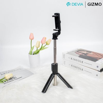 Devia ไม้เซลฟี่ Kintone Series Tripod Stand Phone Selfie-Stick Black