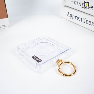 Molan Cano Z Flip7 เคสใส Magsafe พร้อมวงแหวน Ring