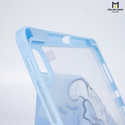 Molan Cano Printing Case เคสไอแพด iPad Multi stand หลังใส ฝาพับ สกีนลาย มีช่องเก็บปากกา