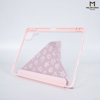 Molan Cano Printing Case เคสไอแพด iPad Multi stand หลังใส ฝาพับ สกีนลาย มีช่องเก็บปากกา