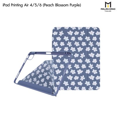 Molan Cano Printing Case เคสไอแพด iPad Multi stand หลังใส ฝาพับ สกีนลาย มีช่องเก็บปากกา