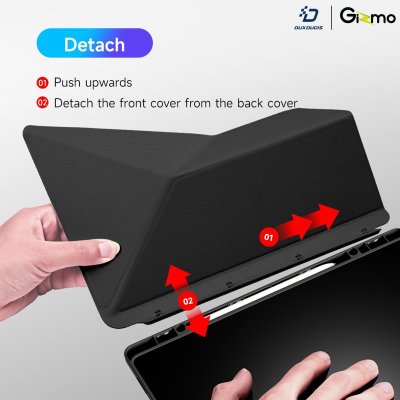 DuxDucis magi Series Case Samsung Tab S10 FE Plus เคสฝาพับ สำหรับซัมซุงแท็ป พร้อมช่องใส่ Apple Pencil