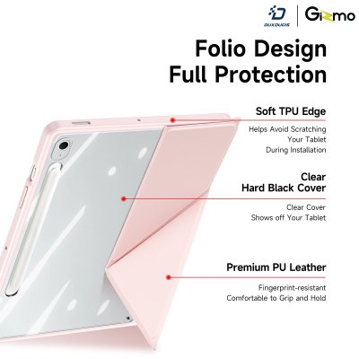 DuxDucis magi Series Case Samsung Tab S10 FE Plus เคสฝาพับ สำหรับซัมซุงแท็ป พร้อมช่องใส่ Apple Pencil