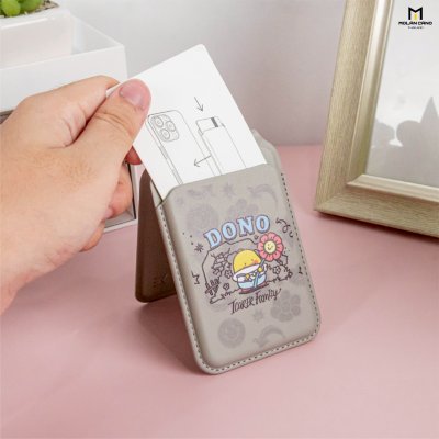 Molan Cano Card Pocket Flip Stand MagSafe ลาย iCarer Family ที่ใส่บัตรแม่เหล็กและขาตั้งมือถือ