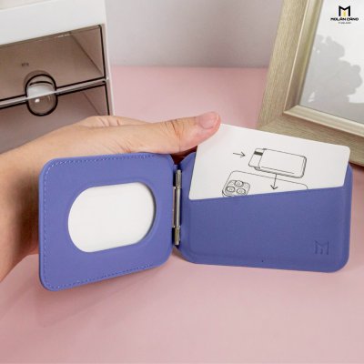 Molan Cano Card Pocket Flip Stand MagSafe ลาย iCarer Family ที่ใส่บัตรแม่เหล็กและขาตั้งมือถือ