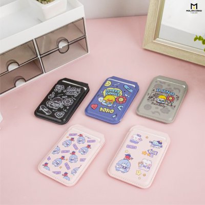 Molan Cano Card Pocket Flip Stand MagSafe ลาย iCarer Family ที่ใส่บัตรแม่เหล็กและขาตั้งมือถือ