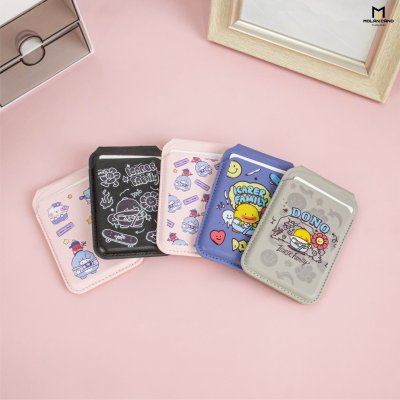 Molan Cano Card Pocket Flip Stand MagSafe ลาย iCarer Family ที่ใส่บัตรแม่เหล็กและขาตั้งมือถือ