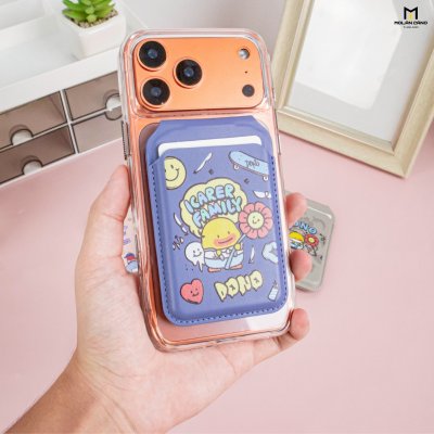 Molan Cano Card Pocket Flip Stand MagSafe ลาย iCarer Family ที่ใส่บัตรแม่เหล็กและขาตั้งมือถือ