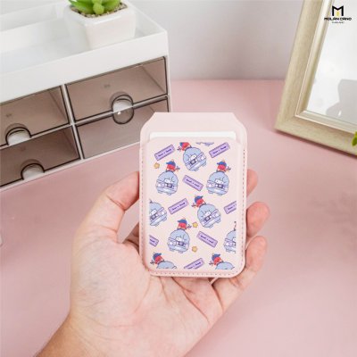 Molan Cano Card Pocket Flip Stand MagSafe ลาย iCarer Family ที่ใส่บัตรแม่เหล็กและขาตั้งมือถือ