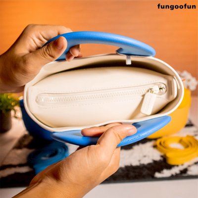Fungoofun Phone Bag+Inner Compartment กระเป๋าสะพายดีไซน์หูโทรศัพท์ย้อนยุค พร้อมกระเป๋าซับใน รุ่น F556