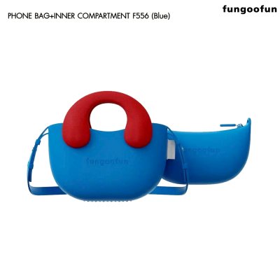 Fungoofun Phone Bag+Inner Compartment กระเป๋าสะพายดีไซน์หูโทรศัพท์ย้อนยุค พร้อมกระเป๋าซับใน รุ่น F556