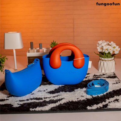 Fungoofun Phone Bag+Inner Compartment กระเป๋าสะพายดีไซน์หูโทรศัพท์ย้อนยุค พร้อมกระเป๋าซับใน รุ่น F556