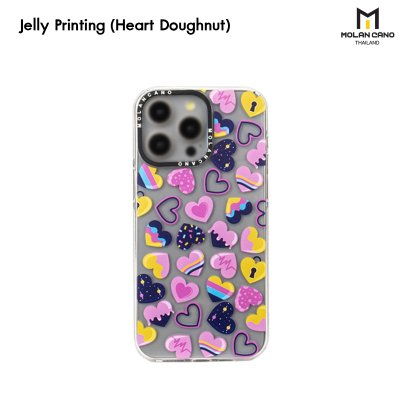 MOLAN CANO เคสไอโฟนรุ่น ip15/15+/15pro/15pro max เคสนิ่ม collection jelly printing (ทักบอกรุ่น)