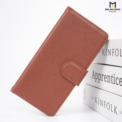 Molan Cano Harvard Diary Case เคสฝาพับมีช่องใส่บัตร Samsung S23 Ultra/S24/S24+/S24 Ultra