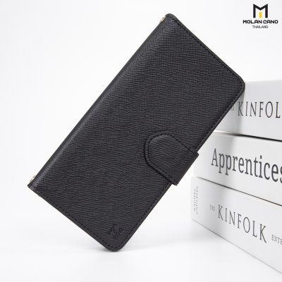 Molan Cano Harvard Diary Case เคสฝาพับมีช่องใส่บัตร Samsung S23 Ultra/S24/S24+/S24 Ultra