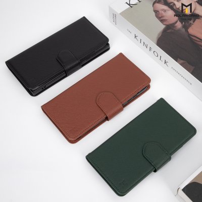 Molan Cano Harvard Diary Case เคสฝาพับมีช่องใส่บัตร Samsung S23 Ultra/S24/S24+/S24 Ultra