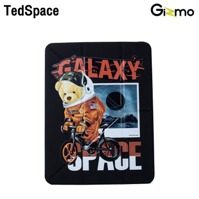 Gizmo Case Teddy เคสลายน้องหมี (ทักแชทบอกรุ่น-สี) แบบฝาพับด้วยแม่เหล็ก 5 พับ หลังใส มีช่องเก็บปากกา รุ่น Multi stand