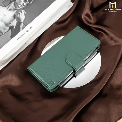 HANA Harvard Diary Case เคสฝาพับมีช่องใส่บัตร iPhone ไอโฟน 14/15