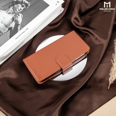 HANA Harvard Diary Case เคสฝาพับมีช่องใส่บัตร iPhone ไอโฟน 14/15