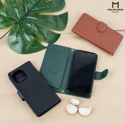 HANA Harvard Diary Case เคสฝาพับมีช่องใส่บัตร iPhone ไอโฟน 14/15