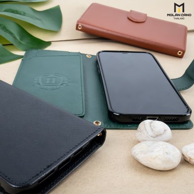 HANA Harvard Diary Case เคสฝาพับมีช่องใส่บัตร iPhone ไอโฟน 14/15