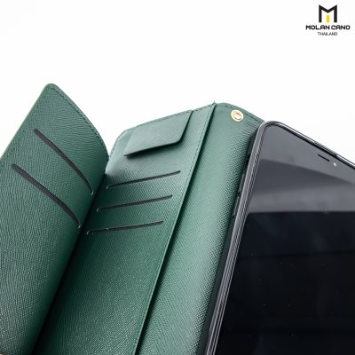 HANA Harvard Diary Case เคสฝาพับมีช่องใส่บัตร iPhone ไอโฟน 14/15