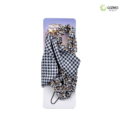 KA-O สายคล้อง แบบโซ่ มีแถบผ้า สายสะพาย สำหรับ โทรศัพท์ มือถือ รหัส....