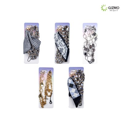 KA-O สายคล้อง แบบโซ่ มีแถบผ้า สายสะพาย สำหรับ โทรศัพท์ มือถือ รหัส....