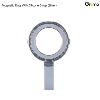 Gizmo Magnetic Ring With Silicone Strap แหวนติดหลังมือถือ รุ่น GG-031