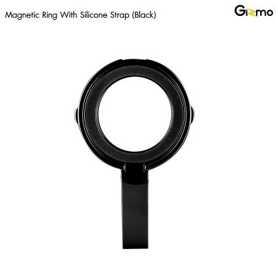 Gizmo Magnetic Ring With Silicone Strap แหวนติดหลังมือถือ รุ่น GG-031