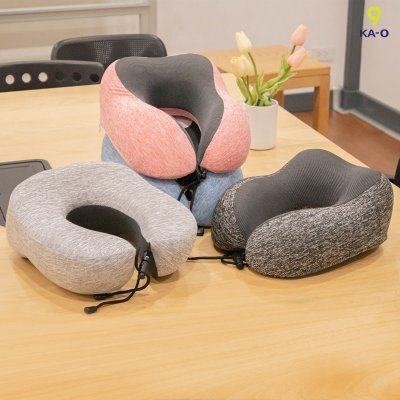 KA-O หมอนรองคอ Travel U-Shape Foam Neck Pillow